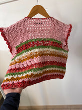 Carica l'immagine nel visualizzatore di Gallery, Gilet uncinetto in cotone
