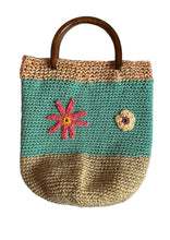Carica l'immagine nel visualizzatore di Gallery, Secchiello bag con fiori

